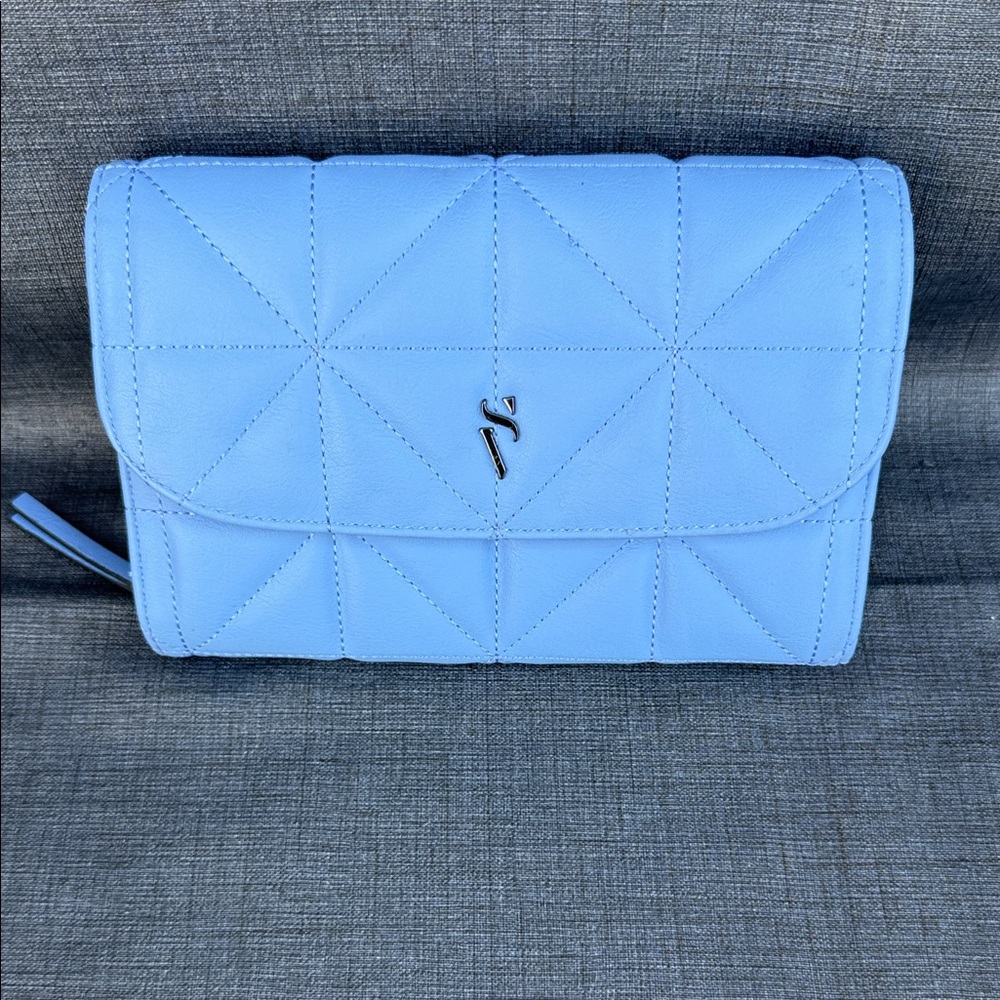 Simply Vera Vera Wang Sky Blue Quilted Clutch